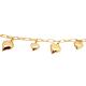 PULSEIRA CATIER GROSSA CORA FOLHEADO A OURO 18K - 20,2CM