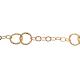 PULSEIRA GERM FOLHEADO A OURO 18K - 21CM