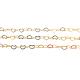 PULSEIRA TRIPLA CORA FOLHEADA A OURO 18K - 21CM