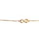 PULSERA INFINITO FOLHEADO A OURO 18K - 18,5CM