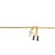 PULSEIRA NOSSA SRA FOLHEADA A OURO 18K - 20,2CM