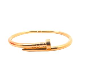 BRACELETE PARAFUSO FOLHEADO A OURO 18K- 6,4CM