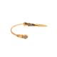 BRACELETE ABERT FOLHEADO A OURO 18K -  6,5CM