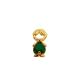 PINGENTE MENINO ZIRC CORA FOLHEADO A OURO 18K - 1,2CM