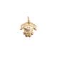 PINGENTE MENINA FOLHEADO A OURO 18K- 2,8CM