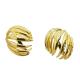 BRINCO FROMS FOLHEADO A OURO 18K - 3CM