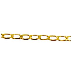 PULSEIRA LAMINADA FOLHEADO A OURO 18K - 21CM