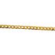 PULSEIRA GRUMET FOLHEADO A OURO 18K 20,5CM