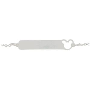 PULSEIRA PLACA MINE PRATA 925 - 14,2CM