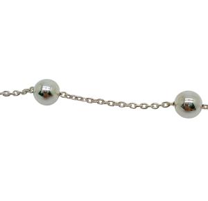 PULSEIRA BOLAS PRATA 925 - 19CM