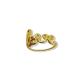 ANEL LOVE FOLHEADA A OURO 18K 