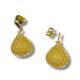  BRINCO PENDURE CRAV FOLHEADO A OURO 18K - 